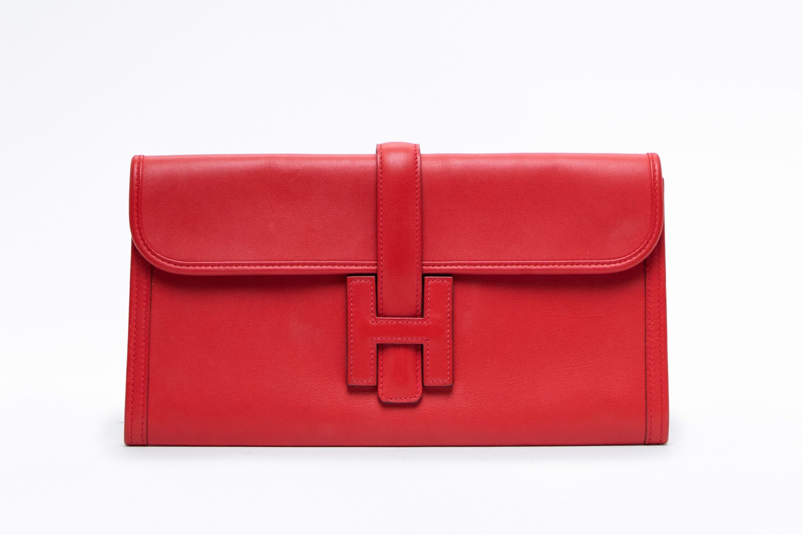 Hermes Jige Elan 29 Clutch Red