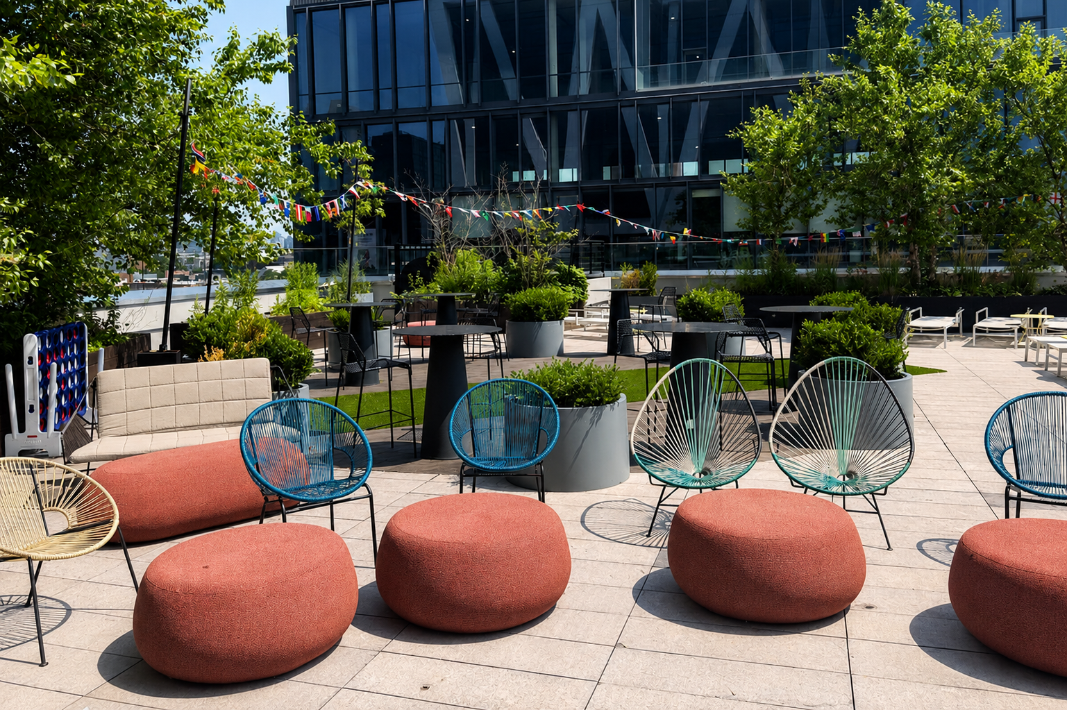 Seating on the terrace