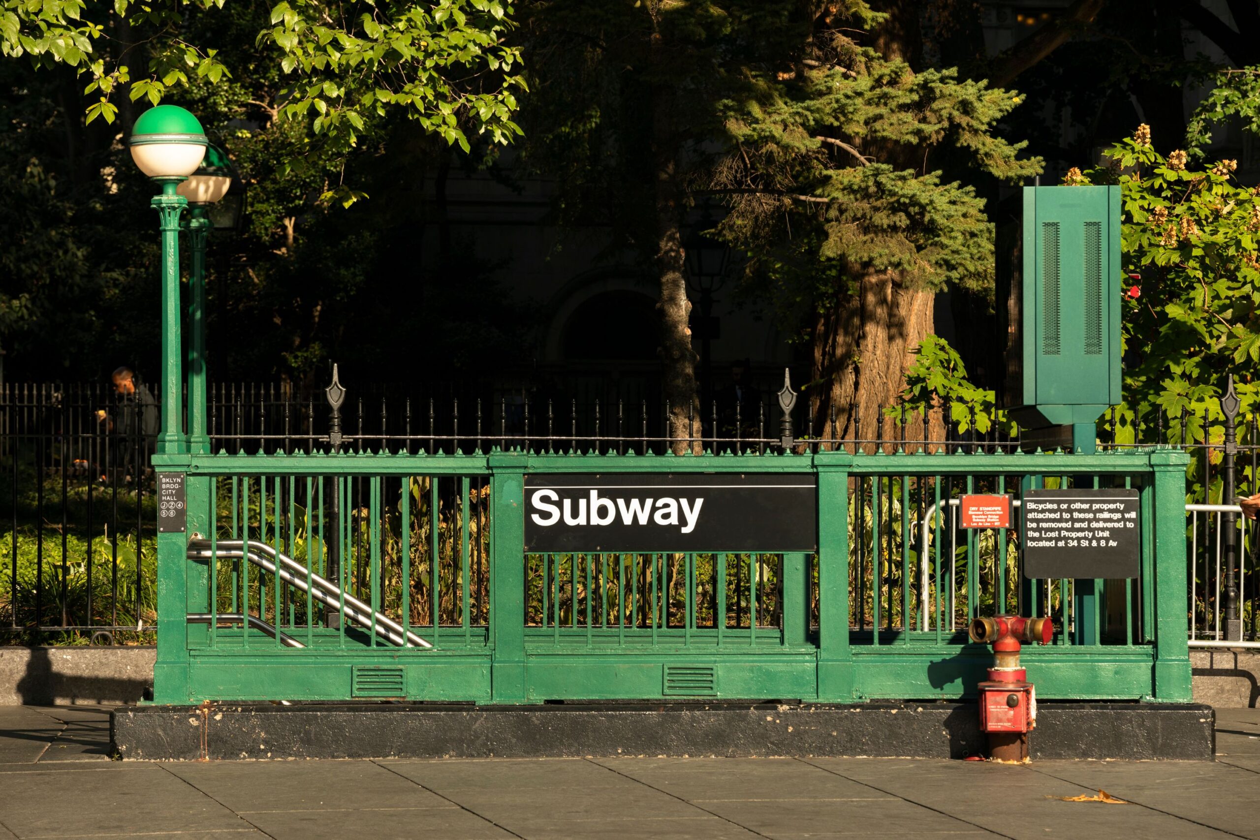 Subway entrance