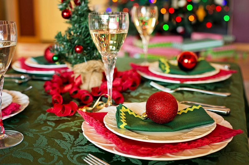 christmas table decorations