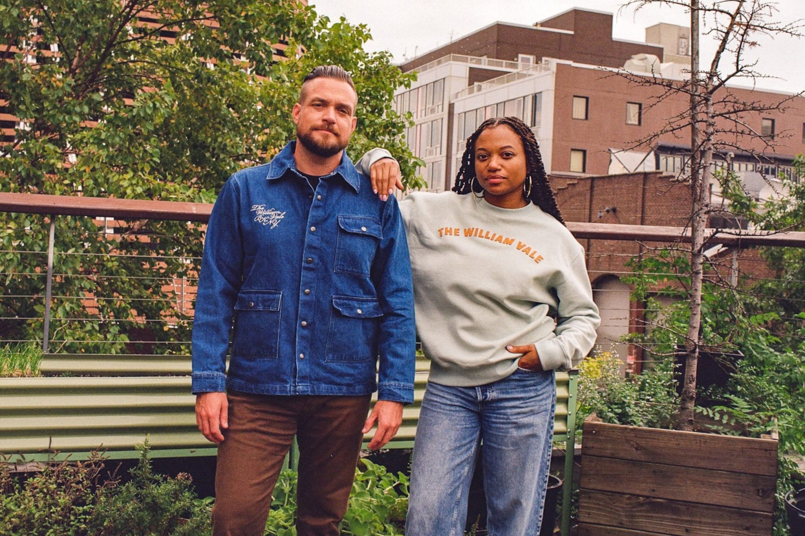 Denim Jacket & Crewneck
